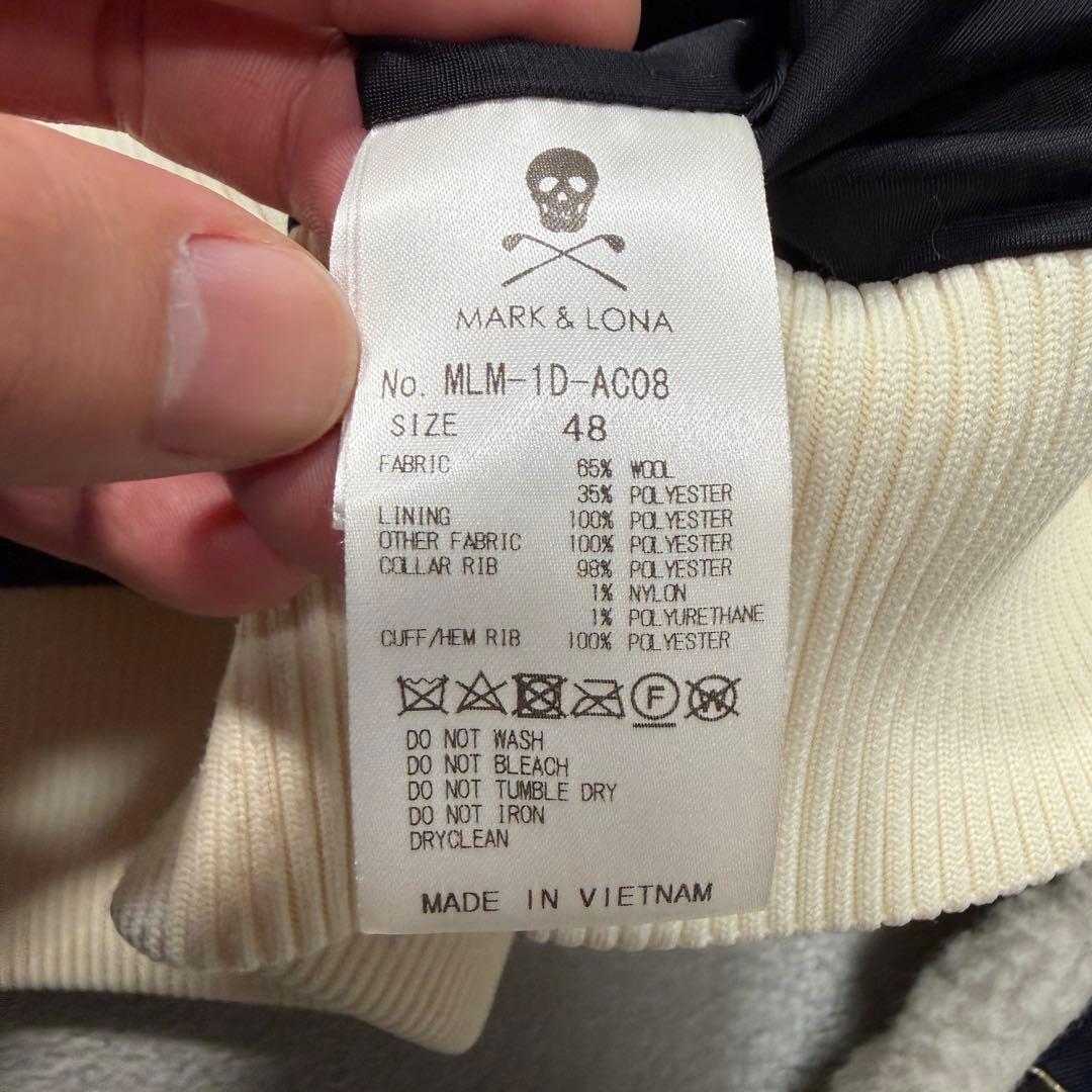 マークアンドロナ ボアジャケット ゴルフウェア MLM-1D-AC08 48