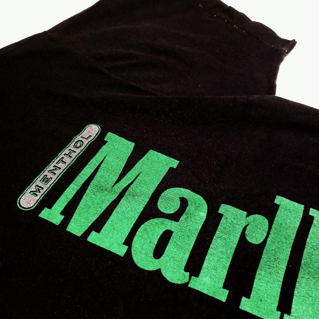 レア 90s USA製 marlboro マルボロ メンソール Tシャツ USA製 90s Marlboro Print S/S Tee 白 L 90s マルボロ 半袖 Tシャツ
