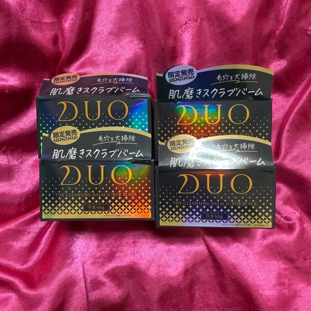新品未使用品　DUO クレンジングバーム ブラック×4箱 DUO（デュオ） クレンジング ザ クレンジングバーム ブラックリペア