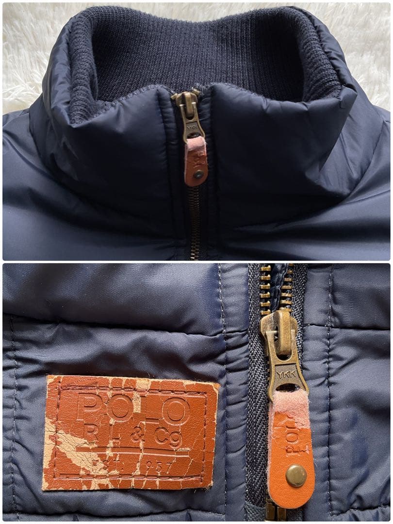 希少✨90's ポロラルフローレン ポニー イギリス国旗 ダウンジャケット