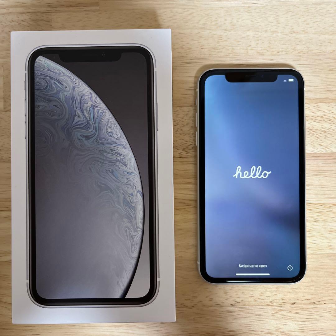ジャンク品】iPhone XR White 128 GB L108946265 - スマートフォン本体新着
