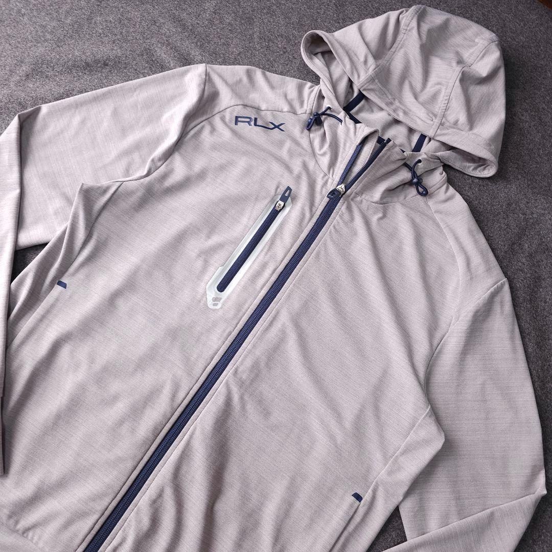 RLX GOLF】ポロラルフローレン ロゴマーク 長袖ゴルフパーカー S