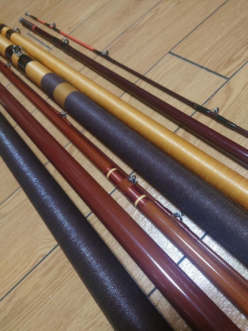 NFT グラス製 石鯛竿 2セット