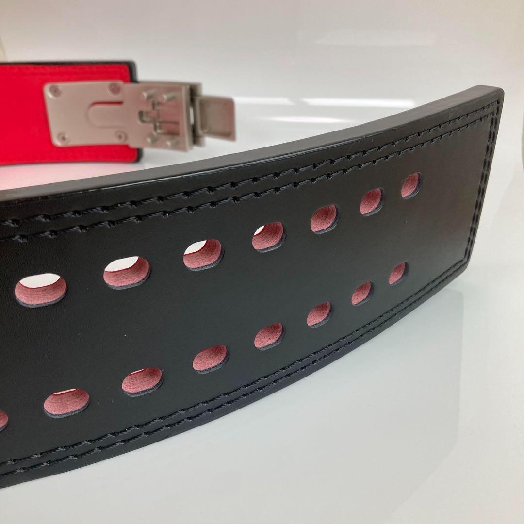 訳あり】パワーリフティングベルト 本革 パワーベルト レバー