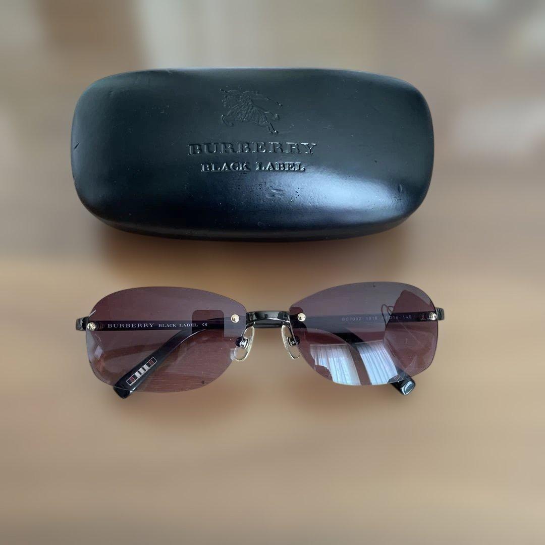 BURBERRY BLACK LABEL サングラス ケース付き