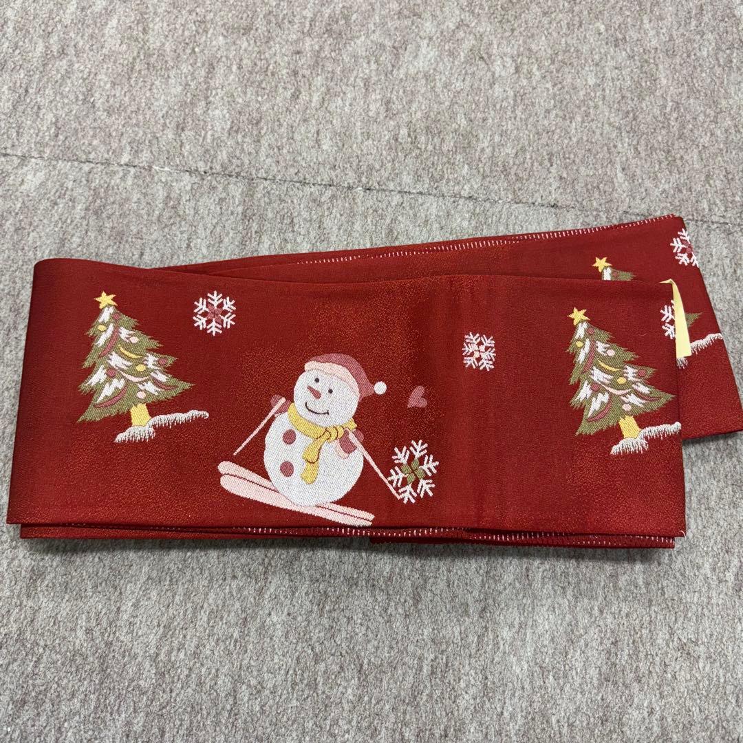 た*こ様 即日発送可　　長尺　クリスマス　半幅帯 た*こ様 即日発送可 長尺 クリスマス 半幅帯 Kisste（キステ） 半幅帯