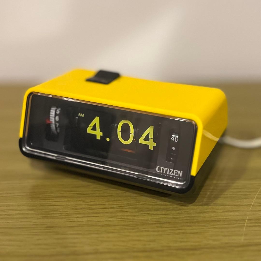 【メンテ済・動作正常】CITIZEN パタパタ時計 ハイリーフ・カーチス黄色 2026年最新】CITIZEN 5RD025の人気アイテム - メルカリ