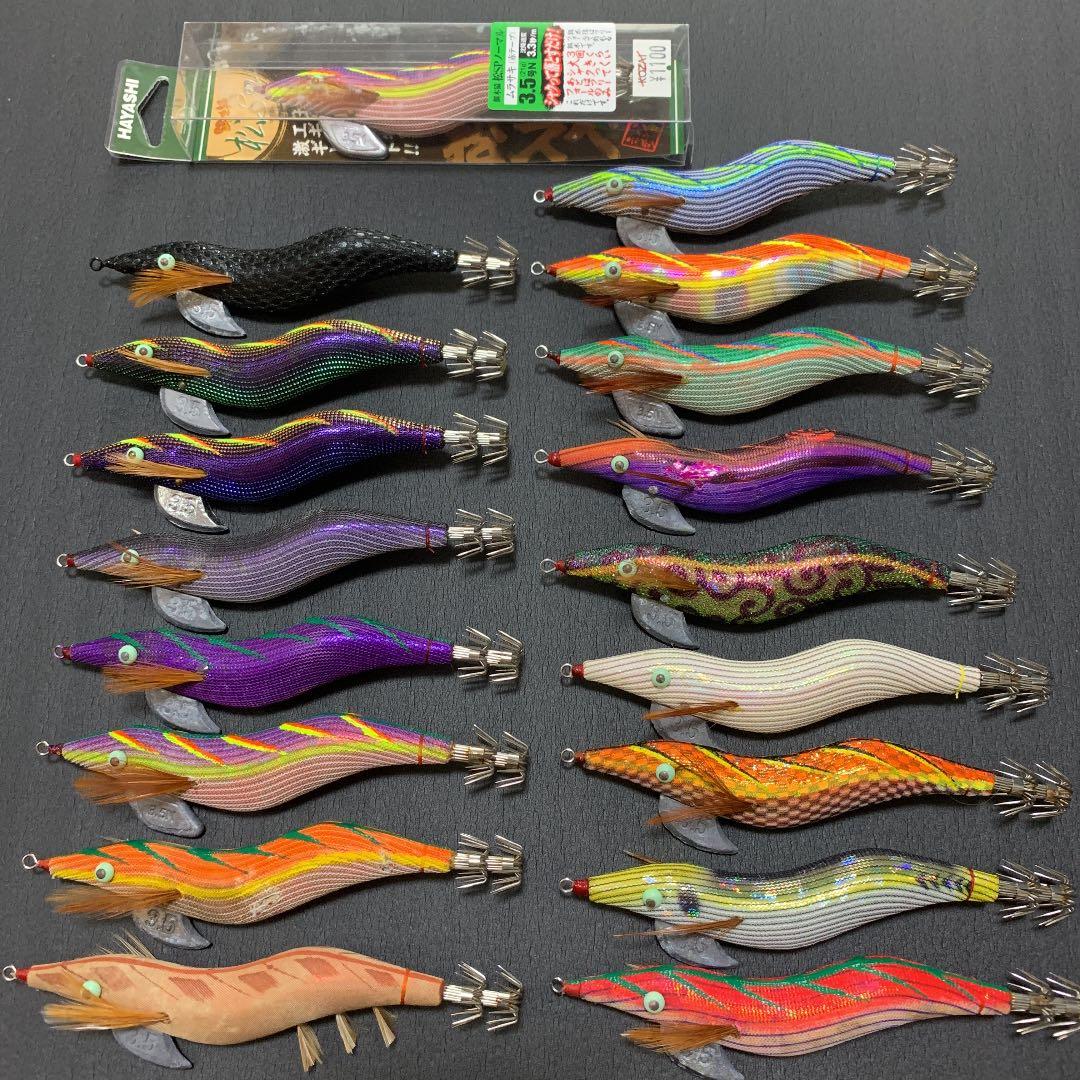 卸売 通販アウトドア・釣り・旅行用品 - 餌木猿 3.5号 ノーマル 18本セット