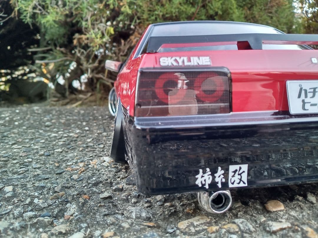 動画有り スカイライン DR30 鉄仮面 フルアクション電飾 2.4Gメカ付き