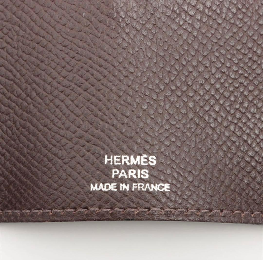 ジ*ー様 【美品】HERMÈS エルメス エトゥープ ブラウン レザー