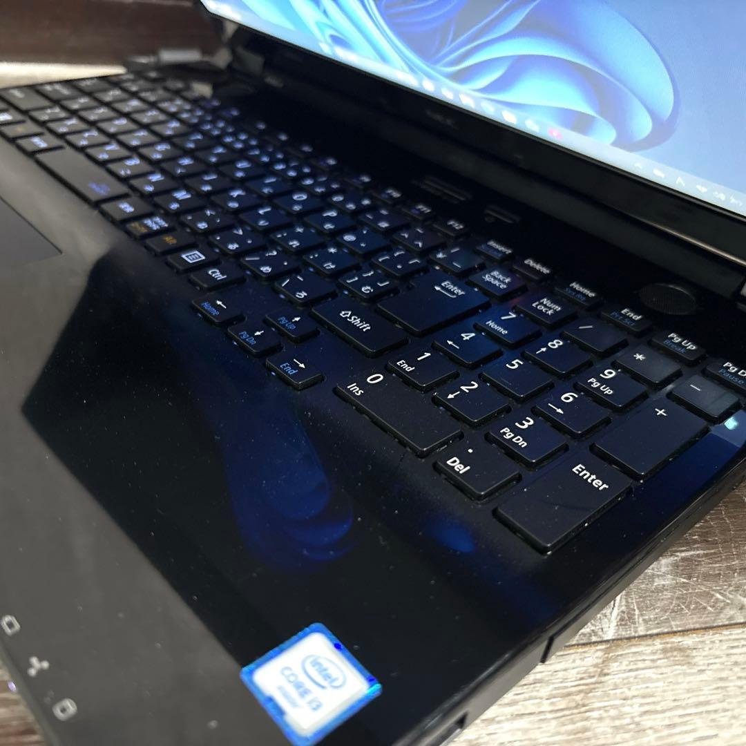 爆速仕様 薄型NEC LAVIEノートパソコン Webカメラ