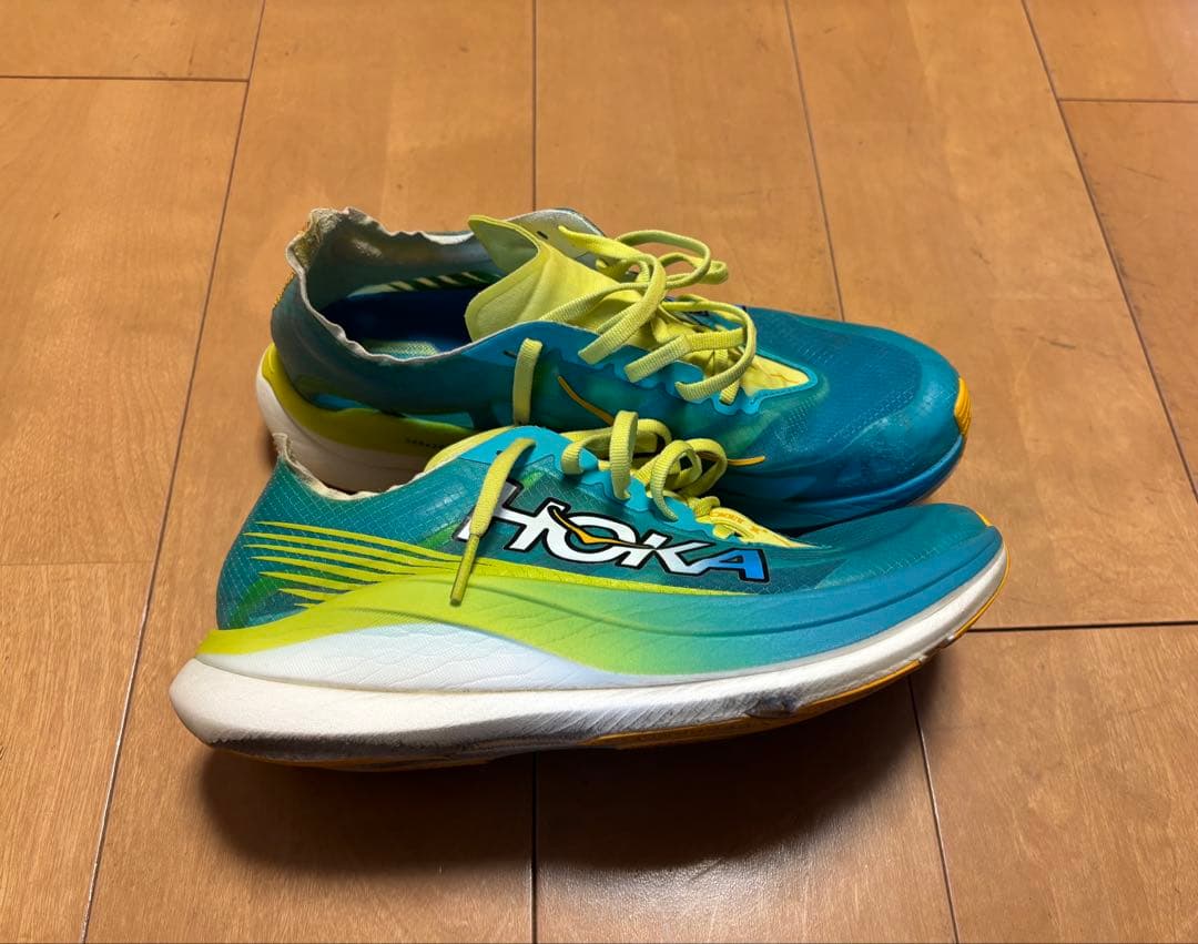 HOKA ロケットX2 25.5cm ブルー
