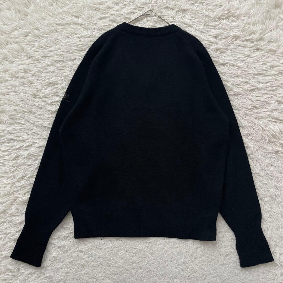 本間ゴルフ 刺繍 カシミヤ100％ 長袖 ニット セーター