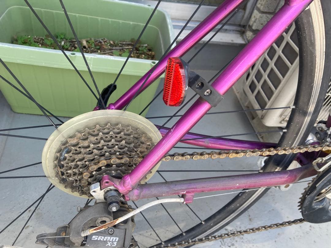GIANTパープル ※ブレーキ修理してお使いください(コメント欄ご参照