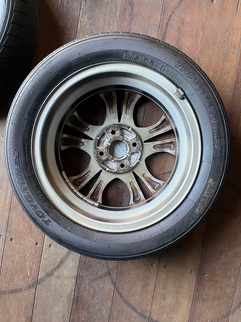 タイヤ付きホイール4本セット　SUZUKI 165/60R15 15✖︎4.5JJ