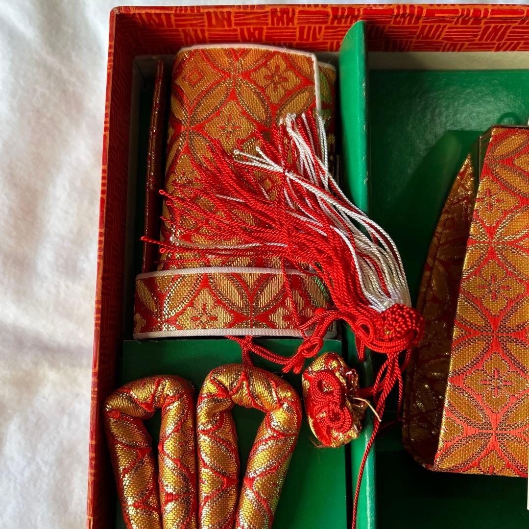 昭和時代の七五三の衣装セット（草履・バッグ付き）