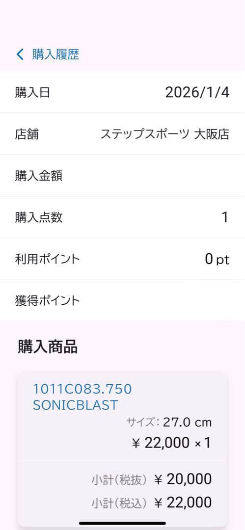 ASICS SONICBLAST ソニックブラスト 【27.0cm】