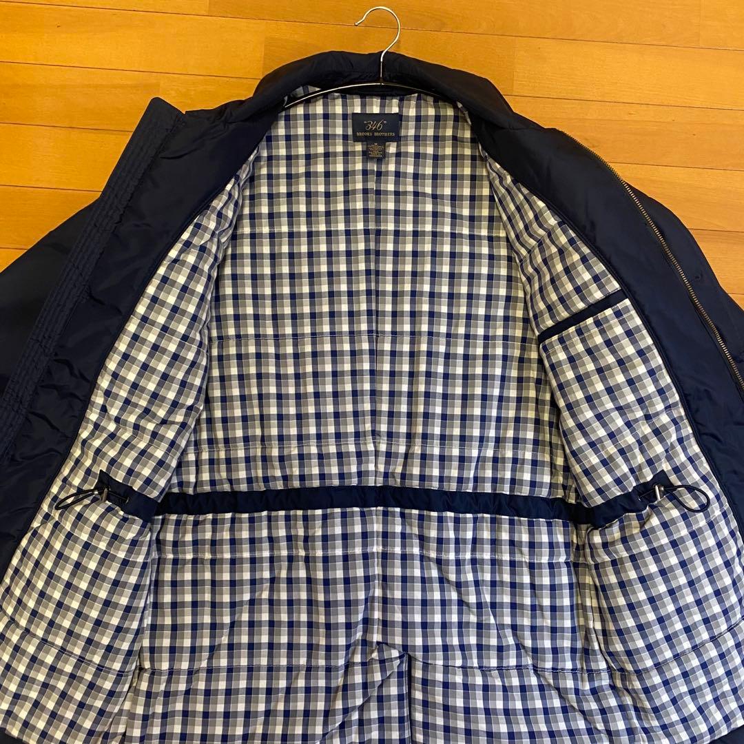 ブルックスブラザーズ 346 フィールドジャケット 紺 L相当 チェック