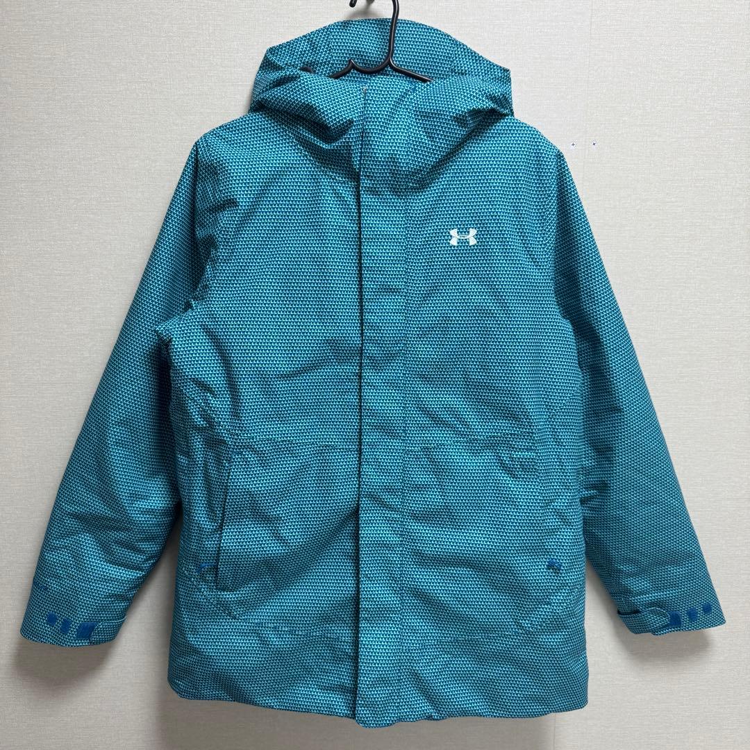 1点物！UNDER ARMOUR アンダーアーマー スキーウェア M 水色 柄物 アンダーアーマー スノーボードウェア スキーウェア上下セット｜Yahoo