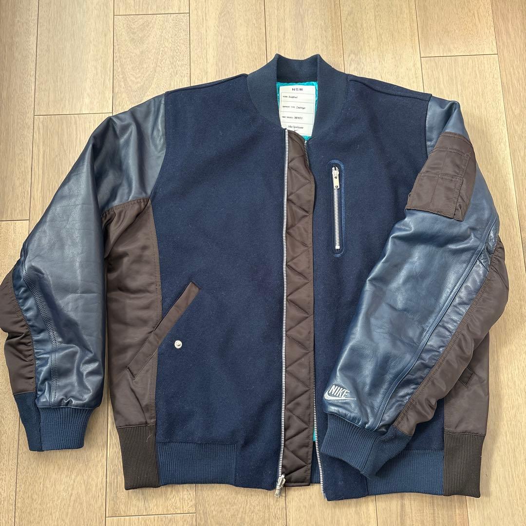 NIKE NSW スタジャン デストロイヤージャケット ネイビー XL - メルカリ