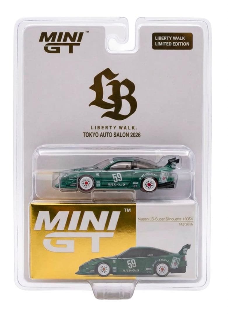 MINI GT NISSAN 180SX Liberty Walk 2026限定 - メルカリ