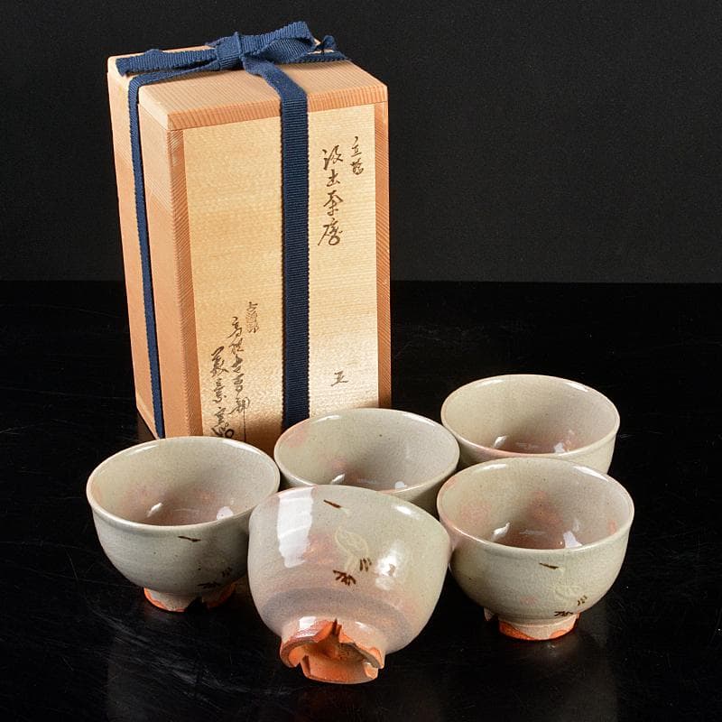 平野古桑 掛軸 「東籬佳秋色」 禅語 箱付き 師：田近竹邨 25.6.13−1の