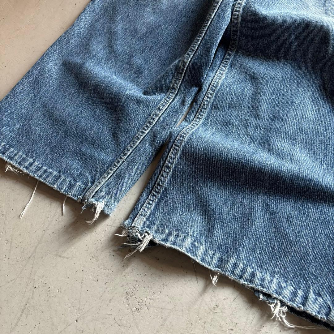 は*る様 anchor blue \"HUGE\" Baggy Denim Pant