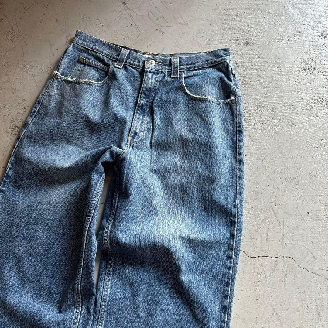 は*る様 anchor blue \"HUGE\" Baggy Denim Pant