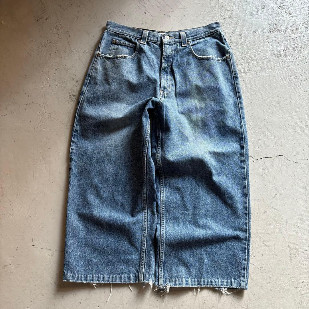 は*る様 anchor blue \"HUGE\" Baggy Denim Pant
