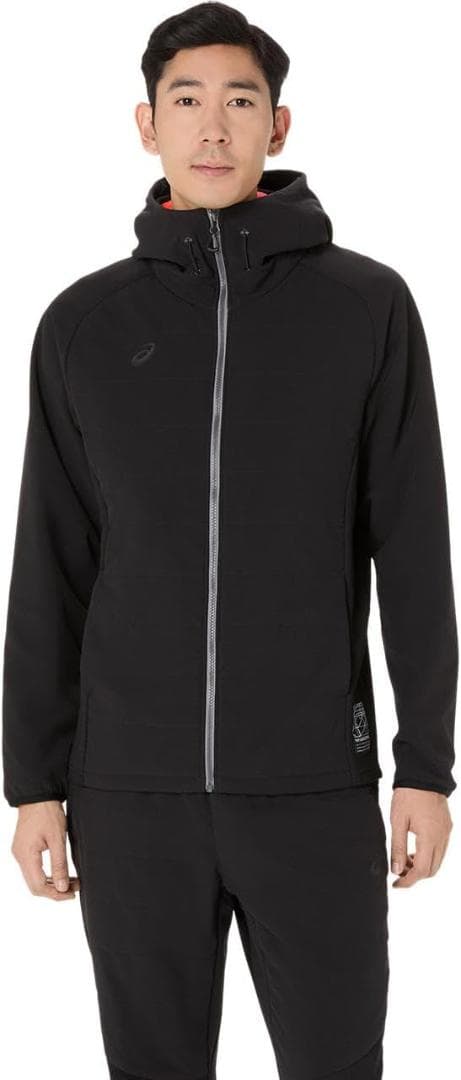 [アシックス] ハイブリッド中わたフリースフーディー 2031F172 アシックス（ASICS）（メンズ）ハイブリッド中わたフリースフーディー
