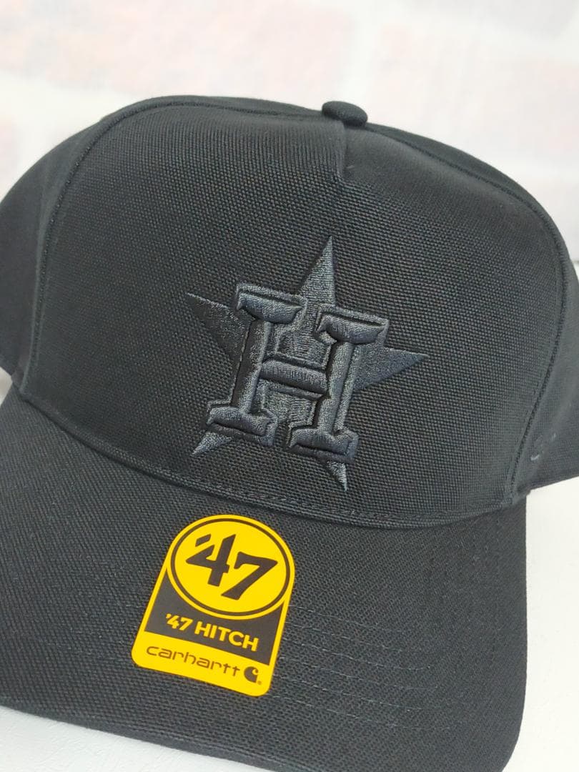 47×カーハート】ヒューストン・アストロズ HICTH オールブラック