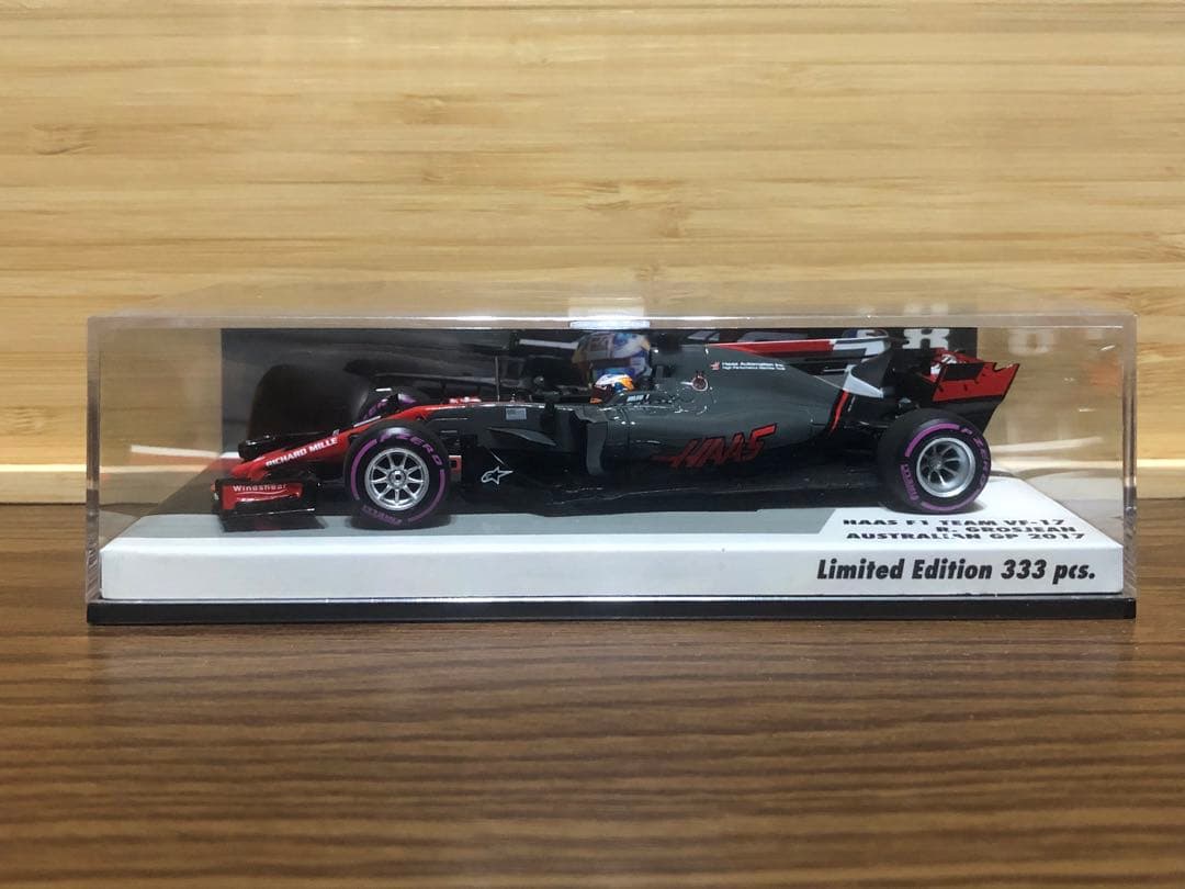 ミニチャンプス1/43 ハースF1チームVF-17 R.グロージャン 海外別注品 ミニチャンプス1/43 ハースF1チームVF-17 R.グロージャン 海外別注品