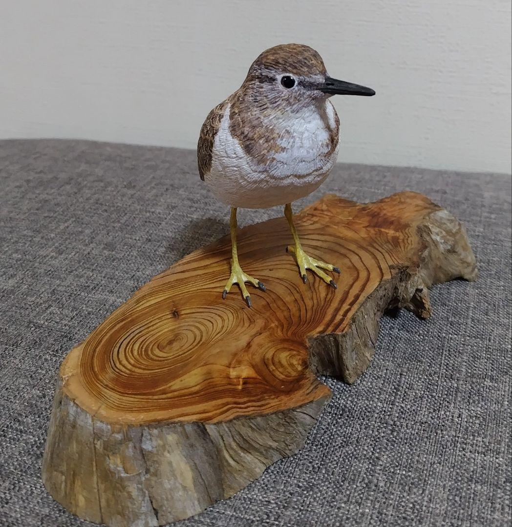 ミニバードカービング　\"イソシギ“