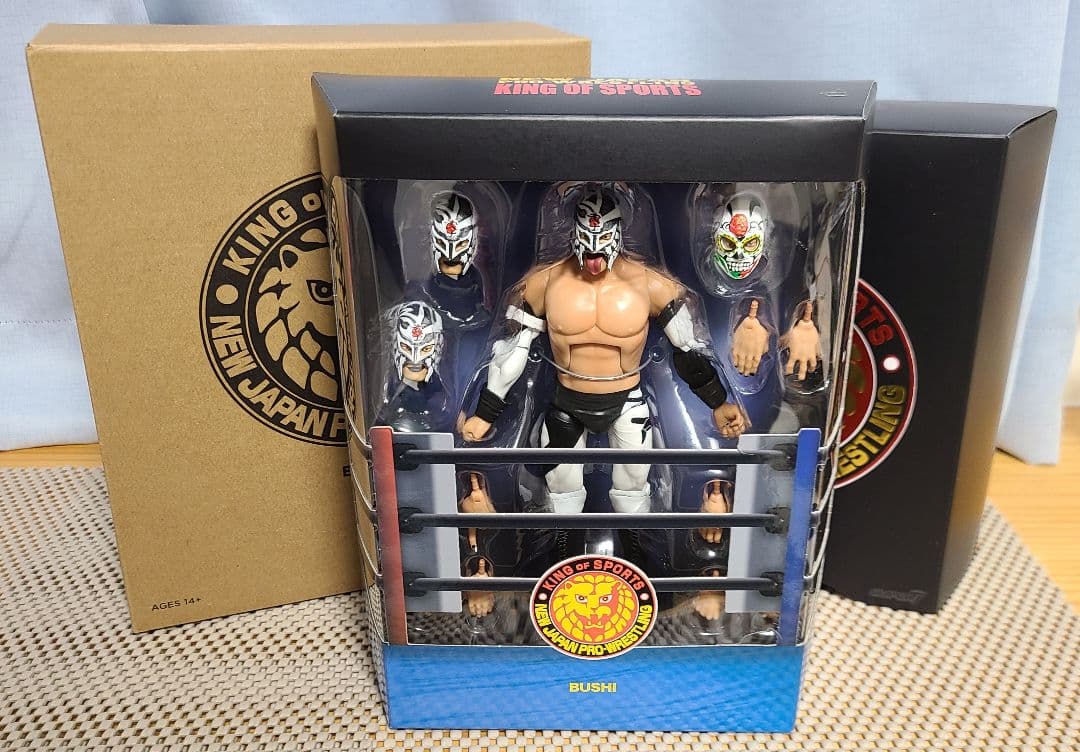 新日本プロレス SUPER7 アクションフィギュア BUSHI 新日本プロレス SUPER7 アクションフィギュア BUSHI Super 7 New Japan