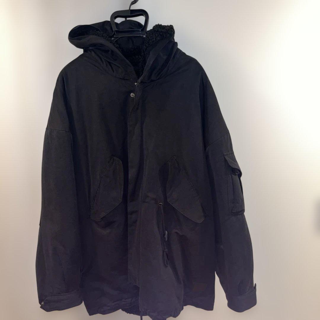 ZARA ブラック モッズコート L - メルカリ