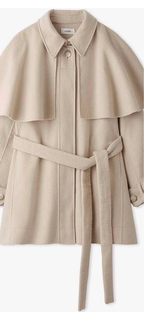 ☆SNIDEL☆新品 未使用 リバーケープコート SNIDEL（スナイデル） SALE60%OFF アウター 24秋冬 リバーケープコート