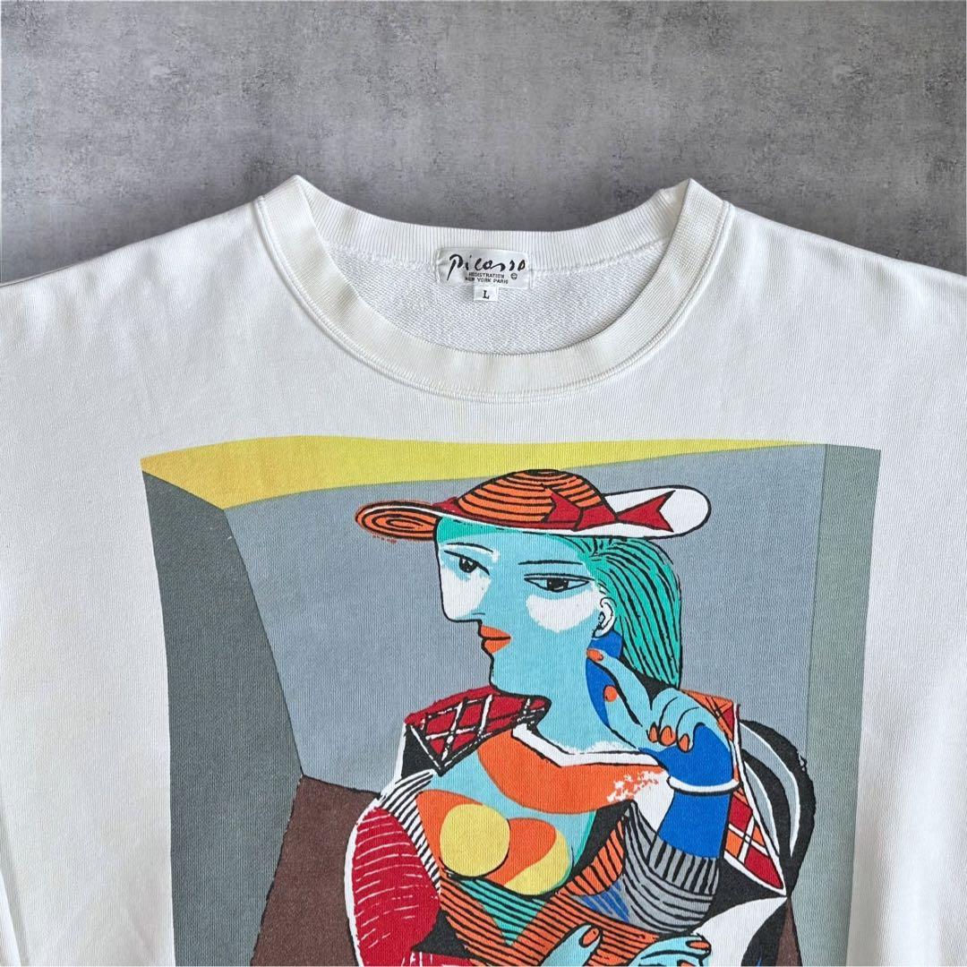 90s ピカソ マリーテレーズの肖像 ART アート ヴィンテージ スウェット