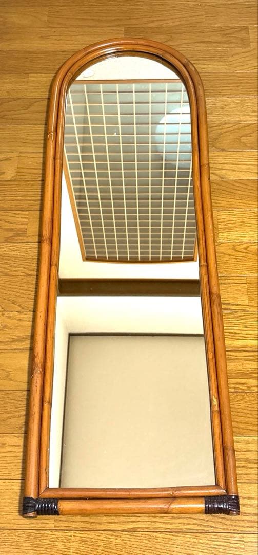 美品 ラタン 籐 アンティーク ミラー 姿見 全身鏡 楽天市場】壁掛け ミラー 大型 立てかけ 全身鏡 姿見 鏡 ミラー 全身