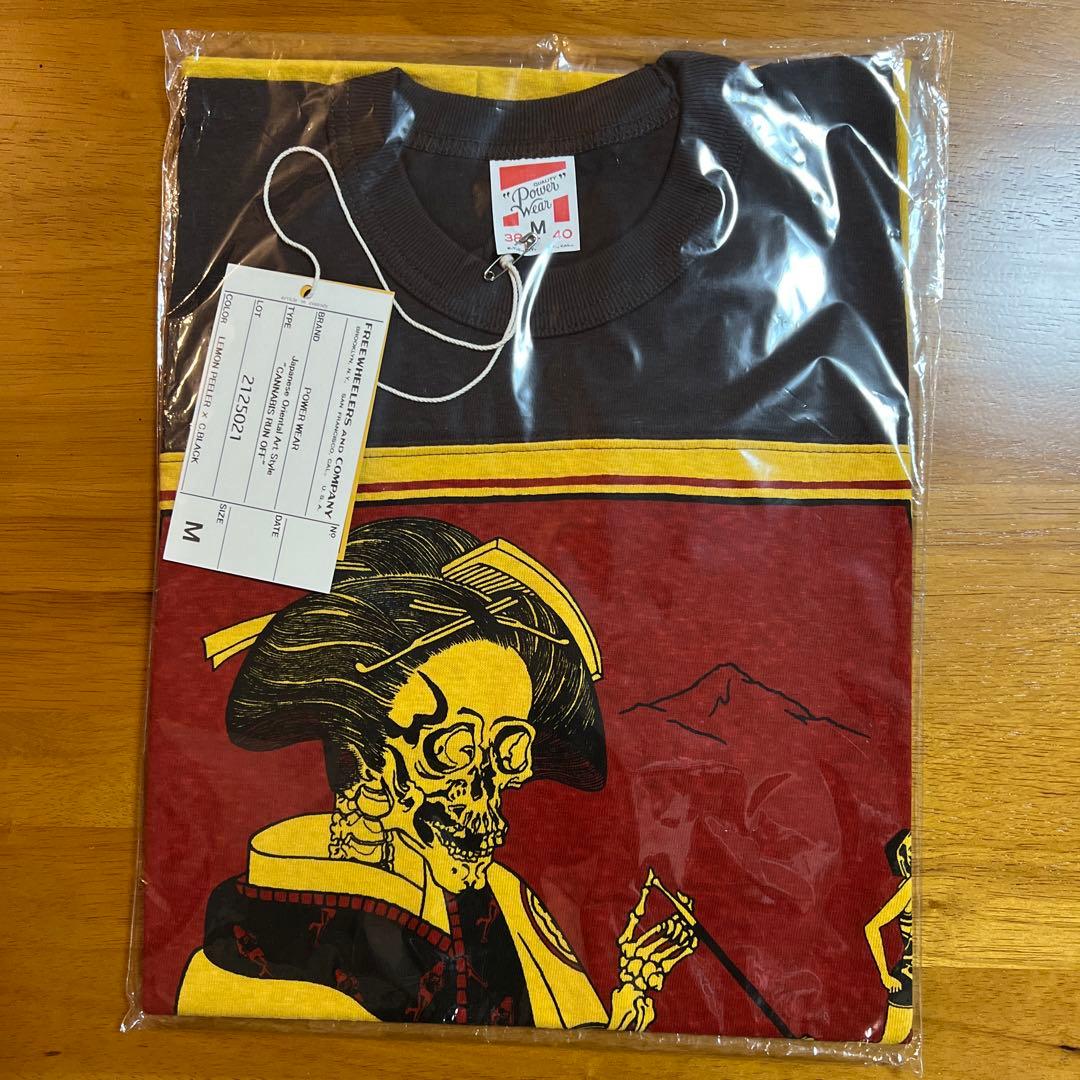新品 フリーホイーラーズ CANNABIS RUN OFF 8分袖 FREEWHEELERS 