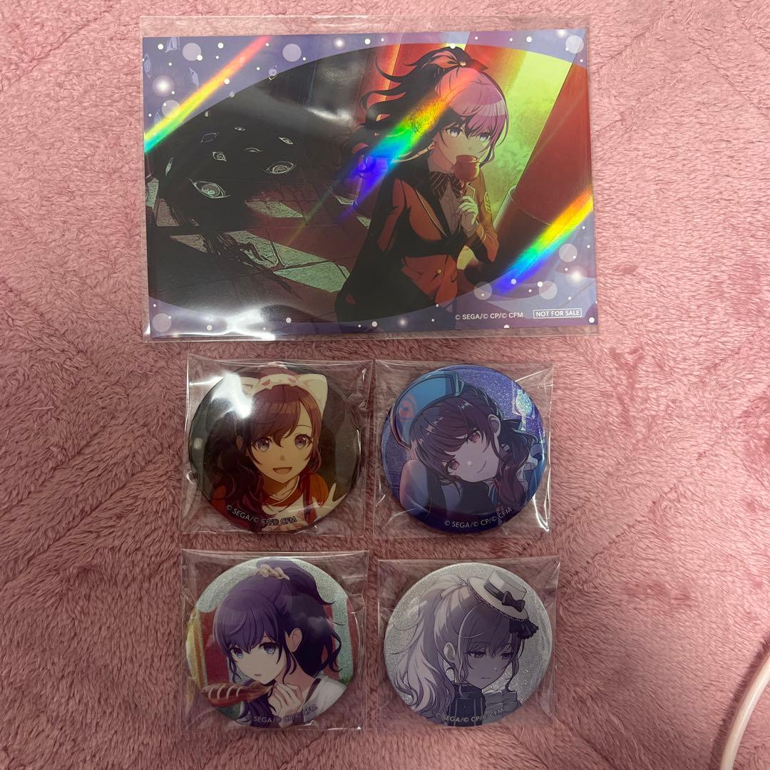 プロセカ グリッター缶バッジ 朝比奈まふゆ アニメイト特典 - メルカリ