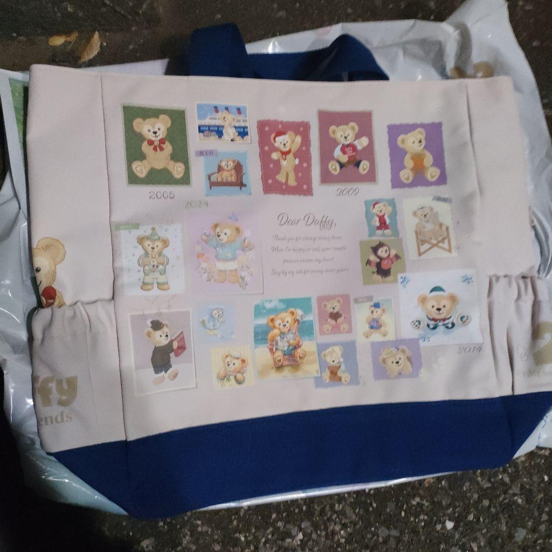 20周年ダッフィー トートバッグ ラスト - メルカリ