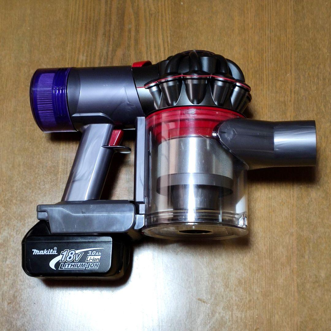 ダイソンV8 SV10K掃除機＋マキタ18vアダプターセット 分解清掃済み動作