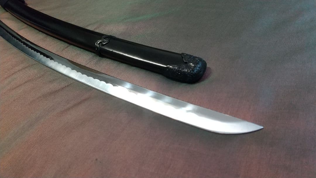 互の目刃紋【鐺・責金】模造刀 大刀 陣太刀 模擬刀 拵え