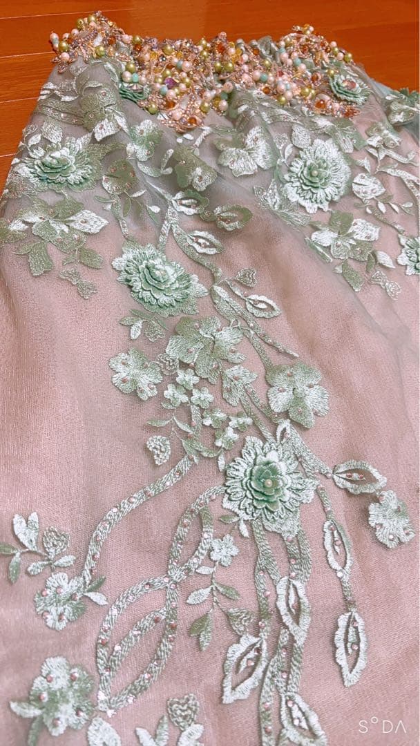 ベリーダンス Amr セットアップ ミントグリーン(ペールブルー