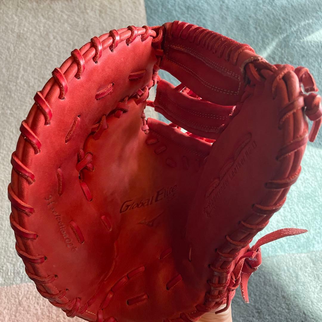 ミズノグローバルエリートHselection02＋ファーストミット(左投げ用