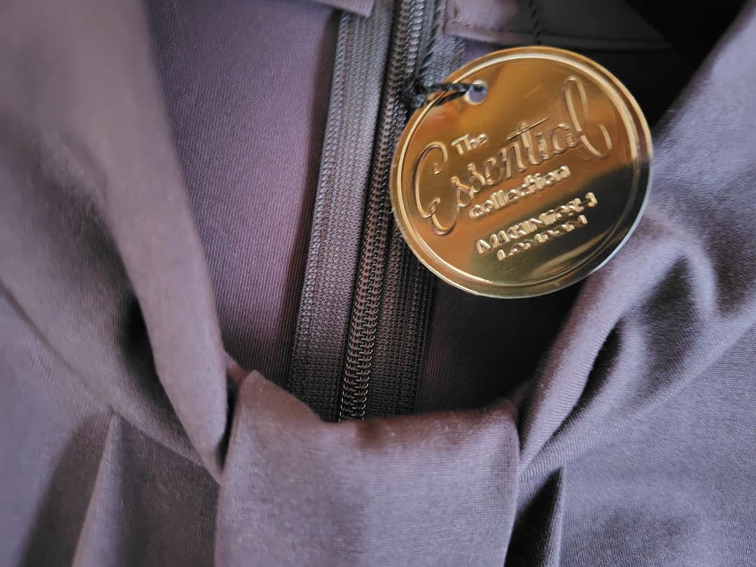 新品 マッキントッシュロンドン プレーティング天竺ワンピース 40茶49500円