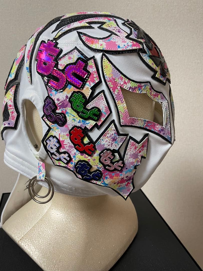 【おまけ付】新日本プロレス LIJ BUSHI 選手 着用マスク 高橋ヒロム おまけ付】新日本プロレス LIJ BUSHI 選手 着用マスク 高橋ヒロム
