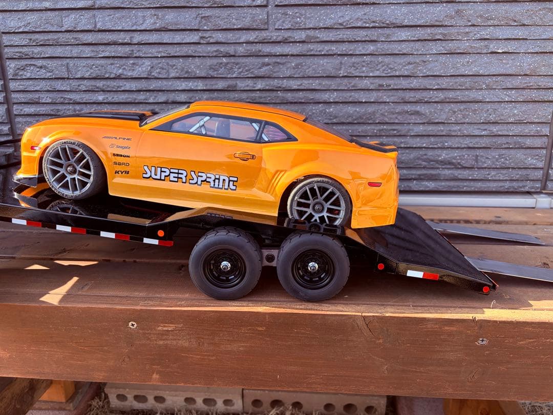 トレーラー （トラクサス scx10 cc02 rc4wd ドリフト クローラー