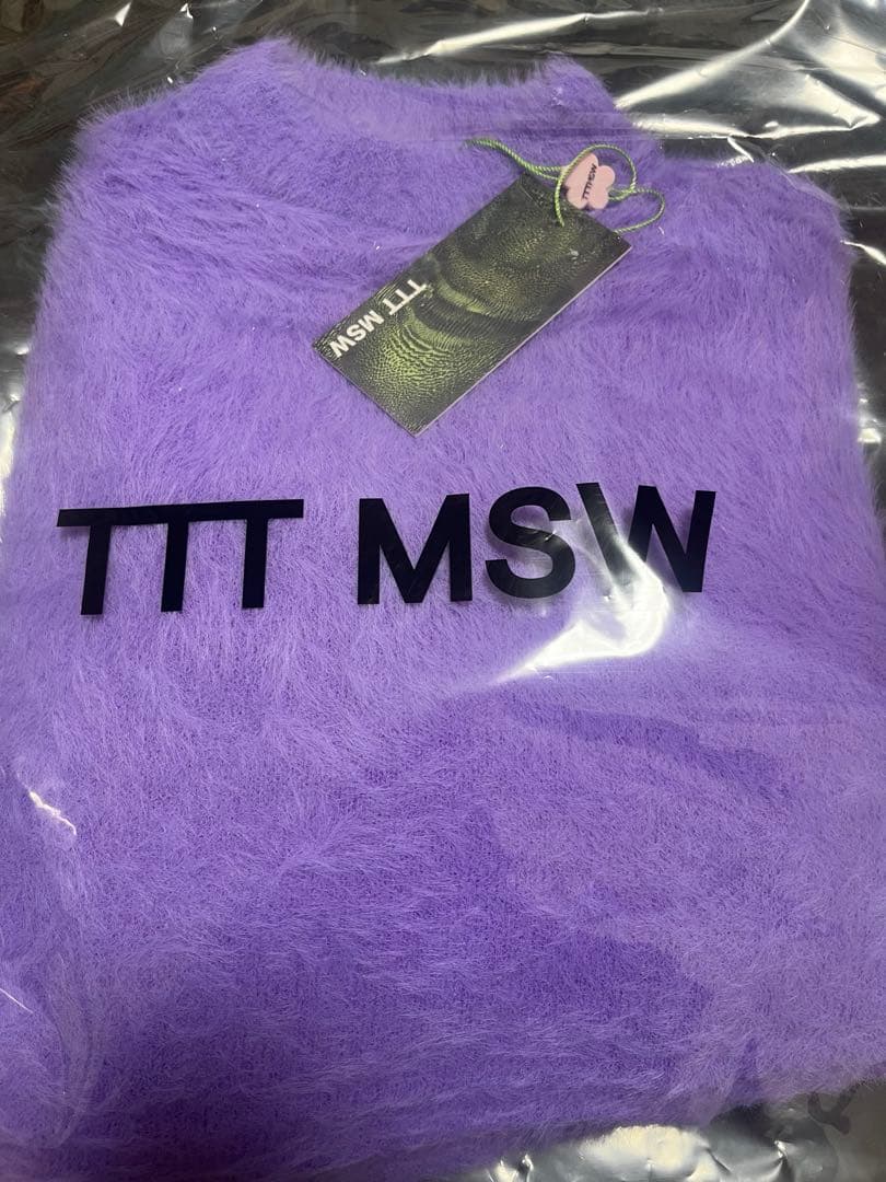 トップス TTT MSW Moke Moke Pullover Knit \"Purple\"
