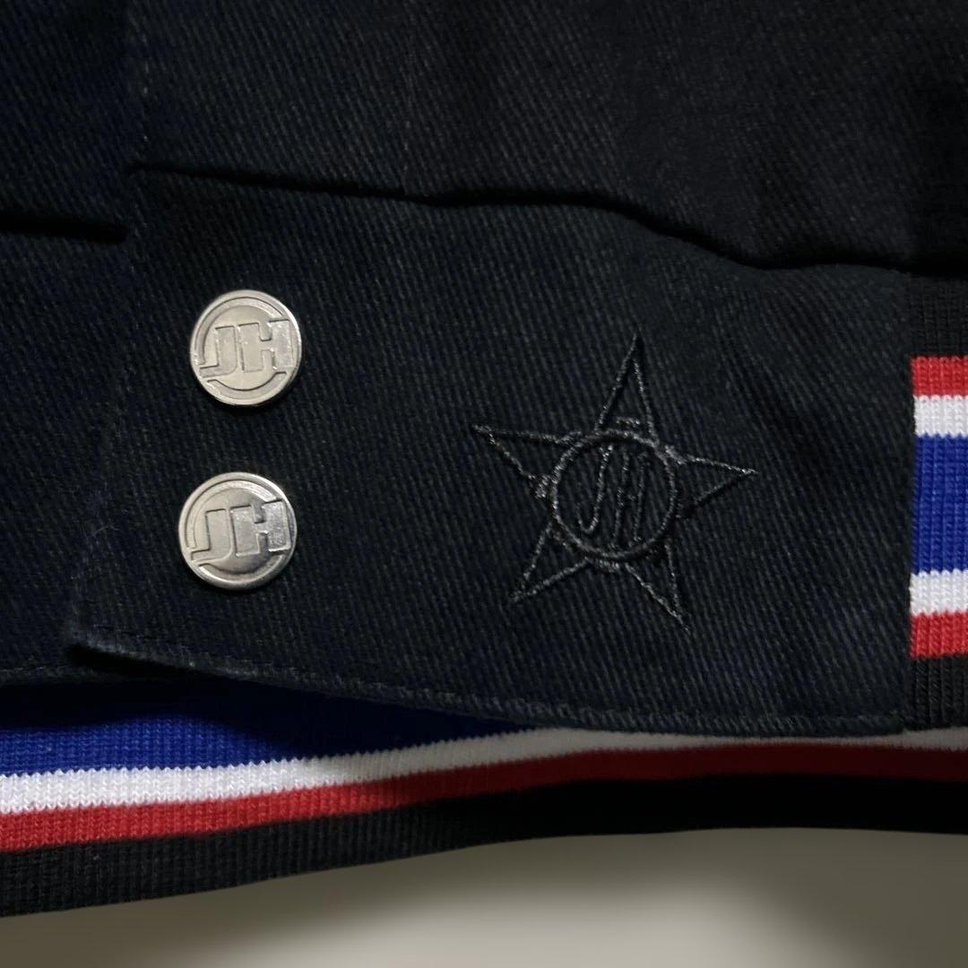 JH Design ×NBA チームロゴ 総柄 スタジアムジャンパー Lサイズ NBA